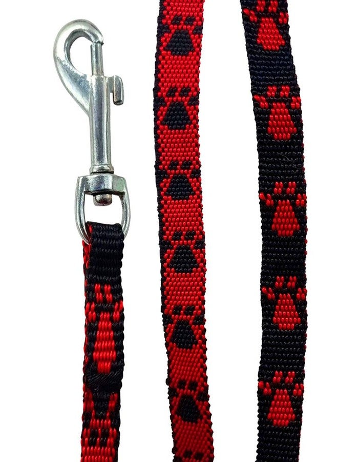 DIY Crafts DIY DIYC-13738 Crafts Nylon Dog Leash Pet Belt Dno# 2 (Pack of 1 Pc, Red and Black) - Image 4